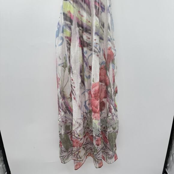 Lapis Anthropologie Smocked Strapless Floral Maxi Dress OS XS S M Multicolor - Picture 6 of 13